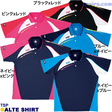 TSP/アルテシャツ ブラックxレッド 2XO TSP/アルテシャツ ブラックxレッド 2XO