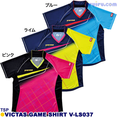 TSP/VICTASゲームシャツ V-LS037 TSP/VICTASゲームシャツ V-LS037