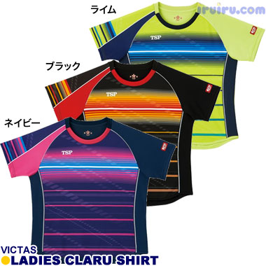 VICTAS/レディスクラールシャツ ネイビ VICTAS/レディスクラールシャツ ネイビ