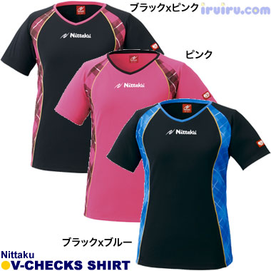 Nittaku/Vチェックスシャツ Nittaku/Vチェックスシャツ