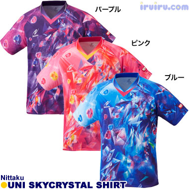 Nittaku/ユニスカイクリスタルシャツ Nittaku/ユニスカイクリスタルシャツ