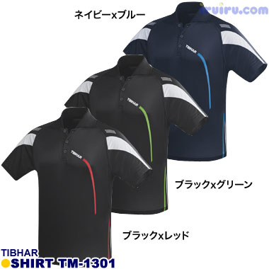 Thibhar/シャツ・TM-1301 ブラックxレッド Thibhar/シャツ・TM-1301 ブラックxレッド