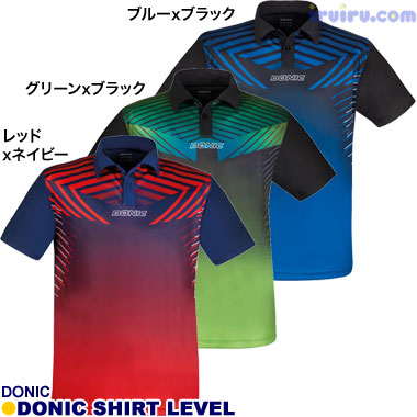 DONIC/DONIC シャツ レベル DONIC/DONIC シャツ レベル