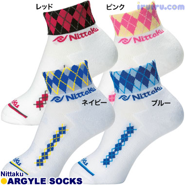 Nittaku/アーガイルソックス Nittaku/アーガイルソックス