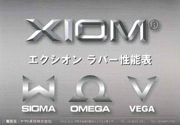 エクシオンラバー性能表