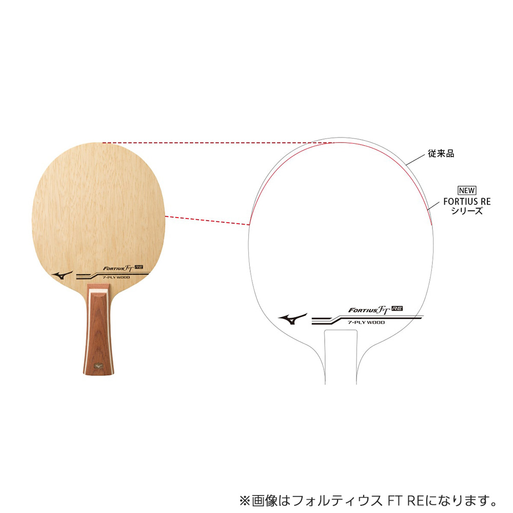 おすすめラケット フォルティウスFTバージョンD RE[ミズノ] | 卓球