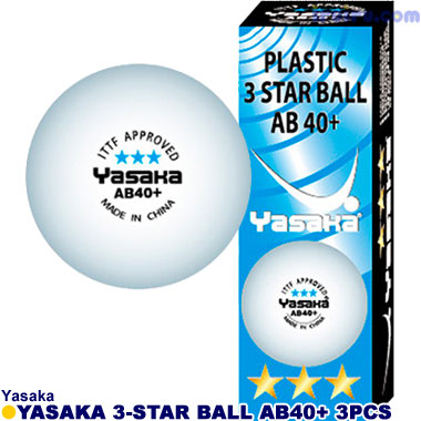 Yasaka/ヤサカ3スターボールAB40+ 3個入 Yasaka/ヤサカ3スターボールAB40+ 3個入