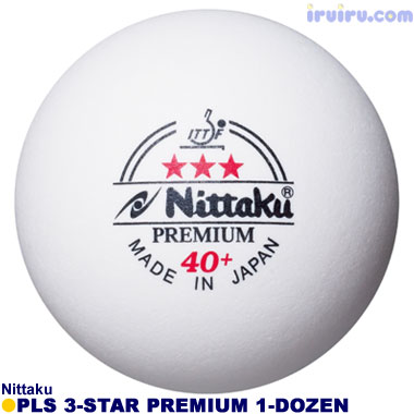 Nittaku/プラ3スター1ダース ホワイト 