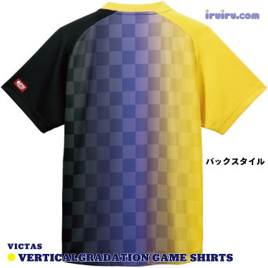 VICTAS/バーティカルグラデーションシャツ