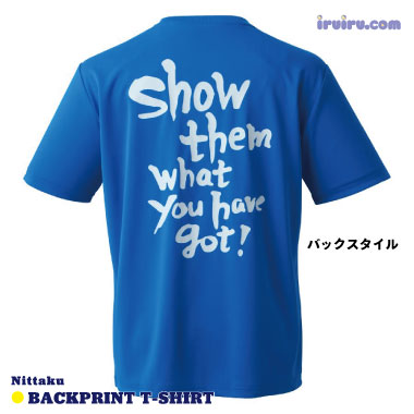 Nittaku/バックプリントTシャツ