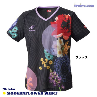 Nittaku/モダンフラワーシャツ