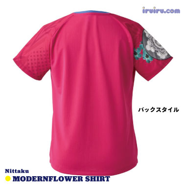 Nittaku/モダンフラワーシャツ