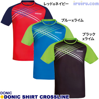 DONIC/DONIC シャツ クロスライン DONIC/DONIC シャツ クロスライン