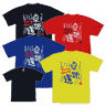 嗚呼部活動09 卓球道Tシャツ レッド LL