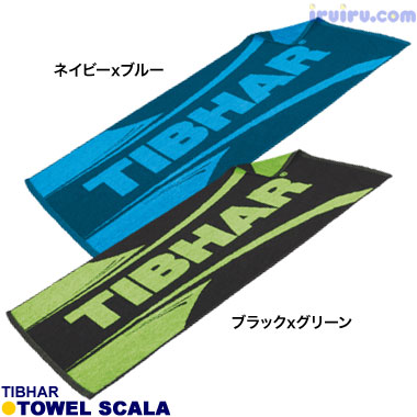Thibhar/タオル スカラ ブラックxグリー Thibhar/タオル スカラ ブラックxグリー
