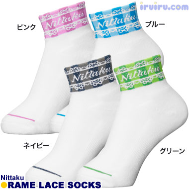Nittaku/ラメレースソックス Nittaku/ラメレースソックス
